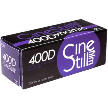 Cinestill 400 Dynamic Color Negative Film 120mm