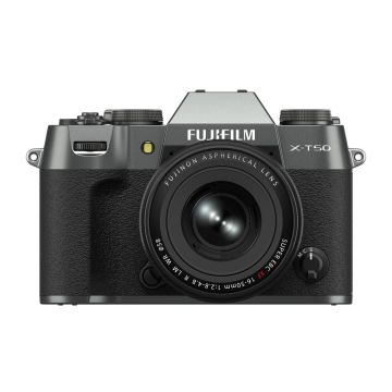 Fujifilm X-T50 with XF 16-50mm F2.8-4.8 R LM WR Lens Kit Charcoal