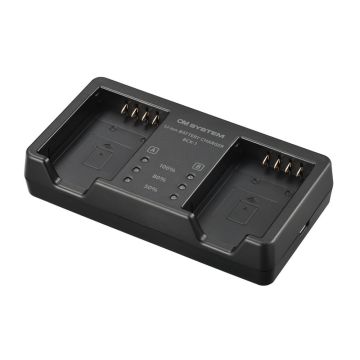 Olympus BCX-1 Dual Battery Charger for BLX-1 Batteries