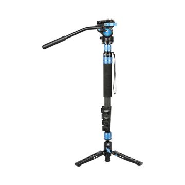 Sirui P325FL Carbon Fiber Monopod with VA-5X Video Head and Feet