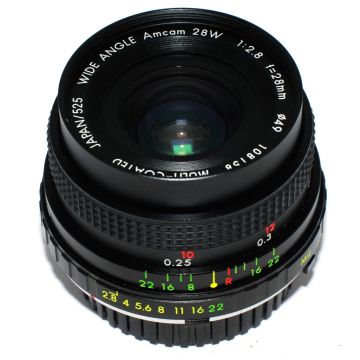 Used Amcam MD 28 f2.8 for Minolta, Good Condition