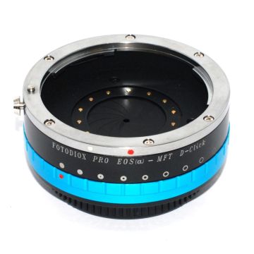 Used Fotodiox EOS(a)-MFT D-Click Micro 4/3 Adapter, Good Condition