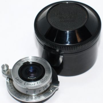 Used Leica 35 F3.5 Leitz Elmar Screw Mount, Good Condition