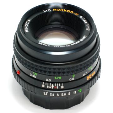 Used Minolta MD Rokkor-X 50 F1.7, Good Condition