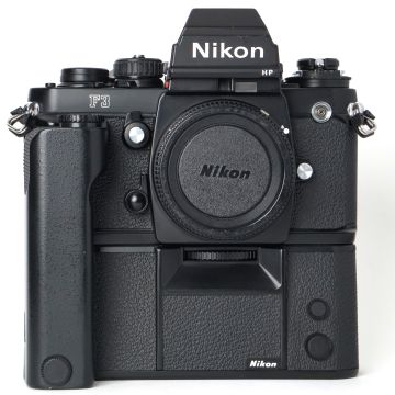 Used Nikon F3 HP with MD-4 Motor Drive, Like New Condition