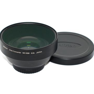 Used Nikon WC-E80 0.8x Wide Converter, Good Condition