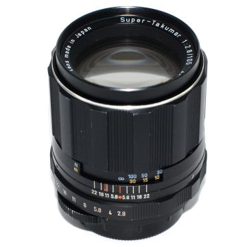 Used Pentax 105 F2.8 Super Takumar Screw Mount, Good Condition
