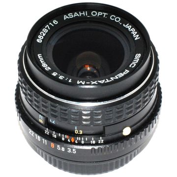 Used Pentax M 28 F3.5 SMC, Good Condition