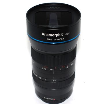 Used Sirui 24 F2.8 1.33x Anamorphic for Micro Four Thirds, Good Condition