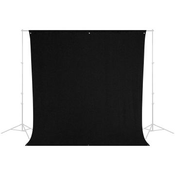 Westcott 9x10 Wrinkle-Resistant Backdrop Rich Black