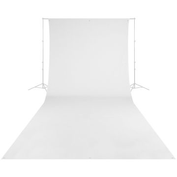 Westcott 9x20 Wrinkle-Resistant Backdrop High-Key White