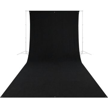 Westcott 9x20 Wrinkle-Resistant Backdrop Rich Black