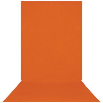 Westcott X-Drop Wrinkle-Resistant Backdrop (5'x12') Tiger Orange