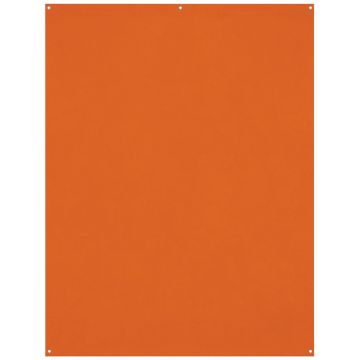 Westcott XDrop Wrinkle-Resistant Backdrop (5'x7') Tiger Orange