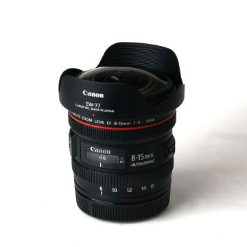 Canon EF 8-15mm F4 L USM Fisheye Zoom Lens, Excellent Condition
