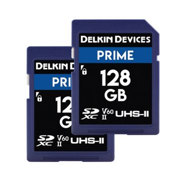 Delkin 128GB Prime UHS-II SD 2-Pack