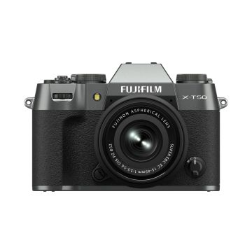 Fujifilm X-T50 with XC 15-45mm F3.5-5.6 OIS PZ Lens Kit Charcoal