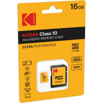 Kodak Class 10 microSDHC Memory Card (16GB)