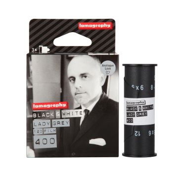 Lomography Lady Grey B&W 120 ISO 400 Pack of 3