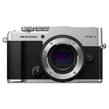 OM System PEN Mirrorless Camera Body (Silver)