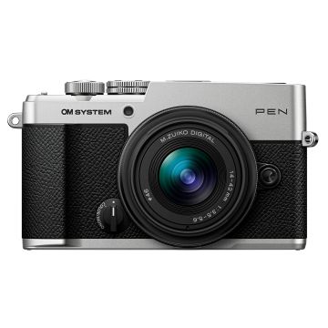 OM System PEN with 14-42mm F3.5-5.6 III Lens Kit (Silver)