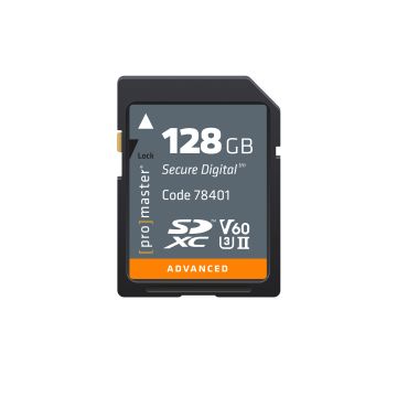 ProMaster 128GB Advanced UHS-II U3 V60 SDXC Card