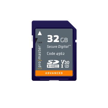 ProMaster 32GB Advanced UHS-I U3 V30 SDHC Card