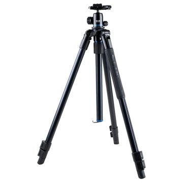SLIK Pro AL-323BH4 Tripod with SBH-400 Triple Action Ball Head (Matte Black)