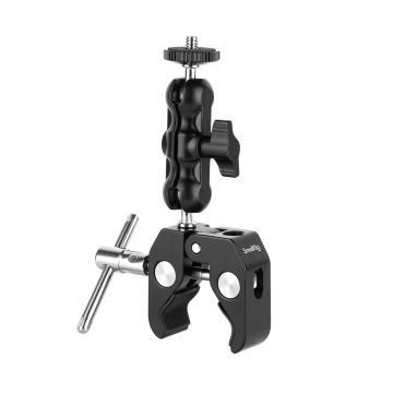 Smallrig Multi-Functional Crab-Shaped Clamp with Ballhead Magic Arm