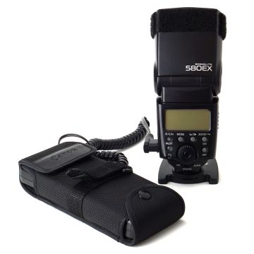 Used Canon 580 EX Flash + CP-E4 Battery Pack, Good Condition