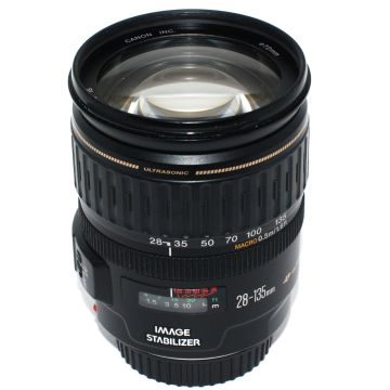 Used Canon EF 28-135mm F3.5-5.6 IS Lens; Good Condition
