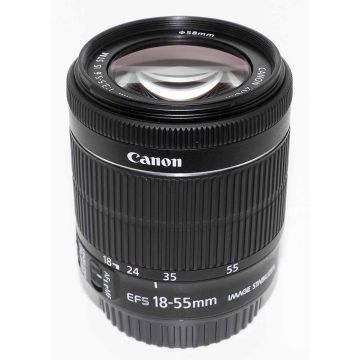 Used Canon EF-S 18-55mm F3.5-5.6 IS STM Zoom Lens, Good Condition