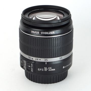 Used Canon EF-S 18-55mm F3.5-5.6 IS Zoom Lens, Good Condition