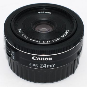 Used Canon EFS 24 f2.8 STM, Good Condition