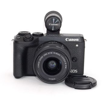 Used Canon EOS M6 Mark II with 15-45 F3.5-6.3, Very Good Condition