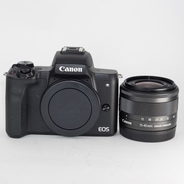 Used Canon M50 with 15-45 IS STM, Like New Condition