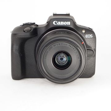 Used Canon R100 w/ RF-S 18-45mm F4.5-6.3 IS STM, Good Condition