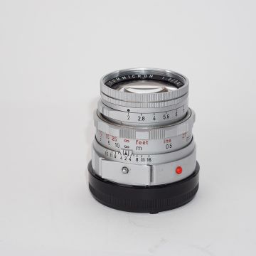 Used Leica M 50 F2 Summicron, Silver, Good Condition