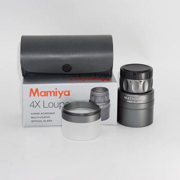 Used Mamiya 4x Loupe Super Achromat, Good Condition