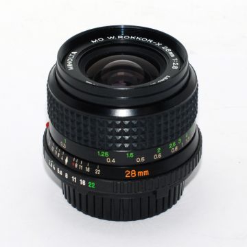 Used Minolta MD Rokkor-X 28mm F2.8, Good Condition