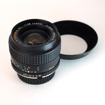 USED MINOLTA ROKKOR X SI 24 F2.8, Good Condition