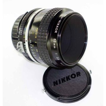 Used Nikon 55mm F3.5 AI Prime Micro Lens, Good Condition