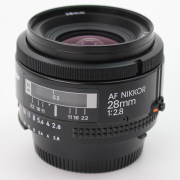 Used Nikon AF 28mm F2.8 Prime Lens, Good Condition
