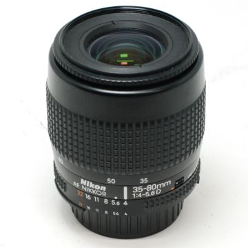 Used Nikon AF 35-80mm F4-5.6 D Zoom Lens, Good Condition