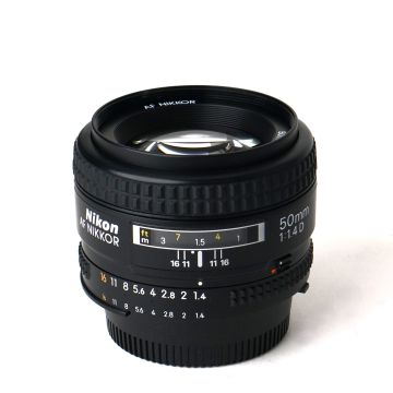Used Nikon AF 50mm F1.4 D Prime Lens, Good Condition