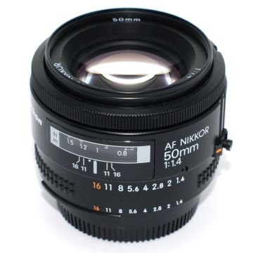 Used Nikon AF 50mm F1.4 Prime Normal Lens, Good Condition
