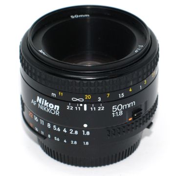 Used Nikon AF 50mm F1.8 Prime Lens; Good Condition