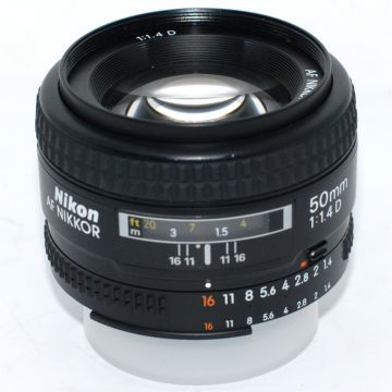 Used Nikon AF 50mm f1.4D; Excellent Condition