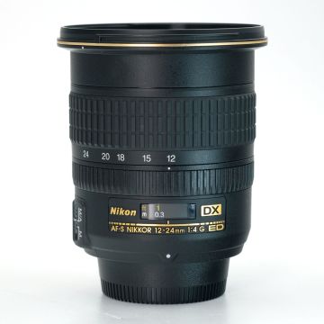 Used Nikon AFS 12-24 F4 ED DX Zoom Lens; Good Condition