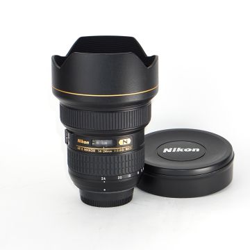 Used Nikon AF-S 14-24mm F2.8G Wide Angle Zoom Lens, Good Condition.